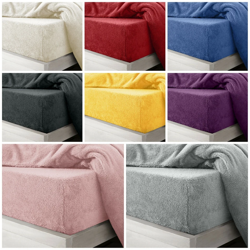 Teddy Bear Super Plush Warm Fuzzy Cuddly Fleece Thermal Bedding Fitted Sheets