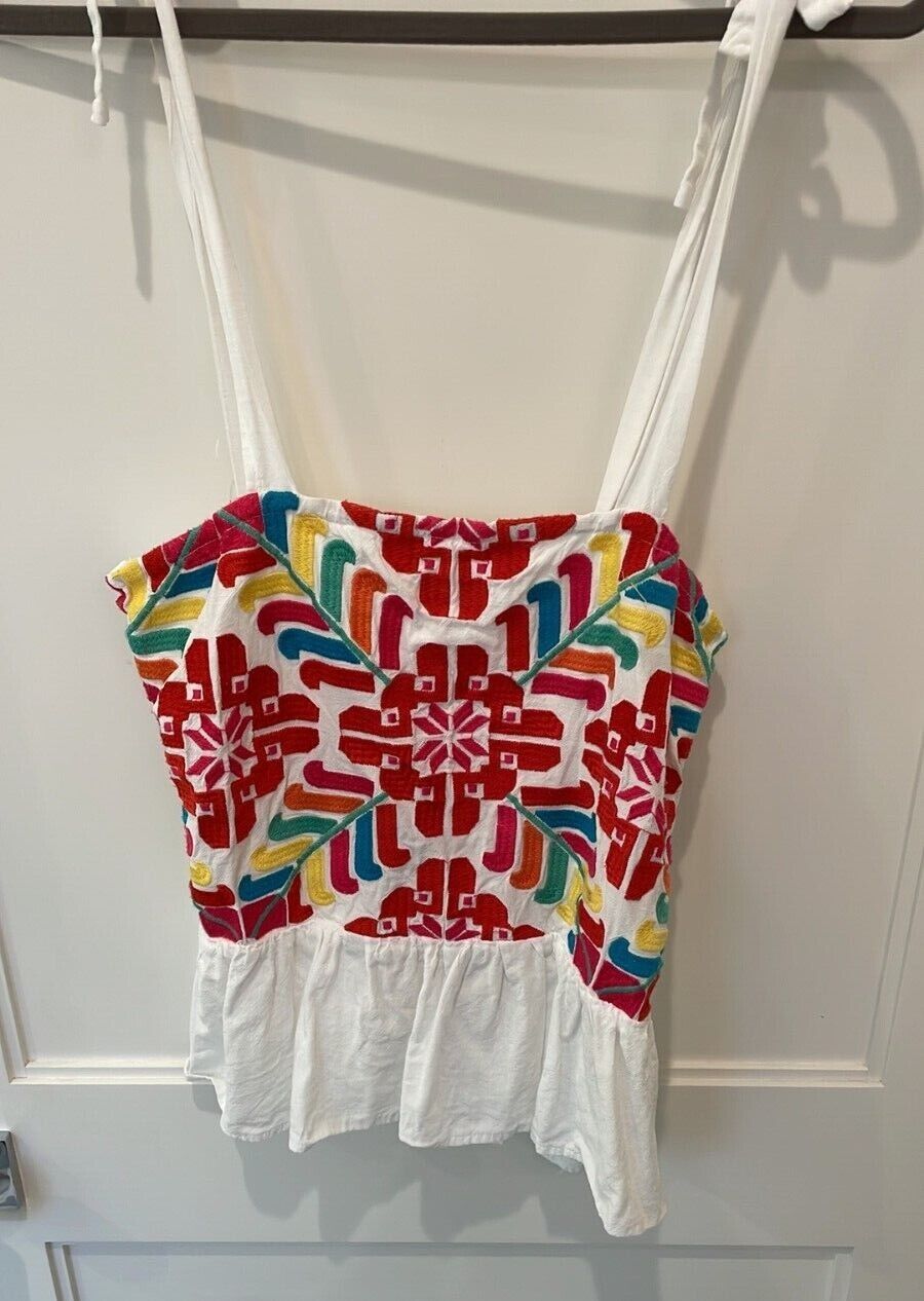 J Marie Embroidered Top Women's Size Medium - image 3
