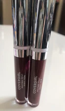 *New*CoverGirl Melting Pout Vinyl Vow Liquid Lipstick #230 Get Into It x 2 Gloss