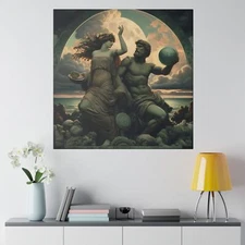 Celestial Embrace, Matte Canvas, Stretched, 0.75"