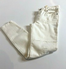 NWT OddMolly Light Porcelain White Simplyfied Jeans Size 27