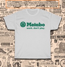Metabo Tools Maglietta Uomo Lavoro Non Giocare Logo Americana Taglia S-5XL