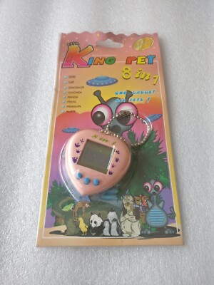 Tamagotchi KING PET 8 in 1 Electronic Virtual Key Pet w