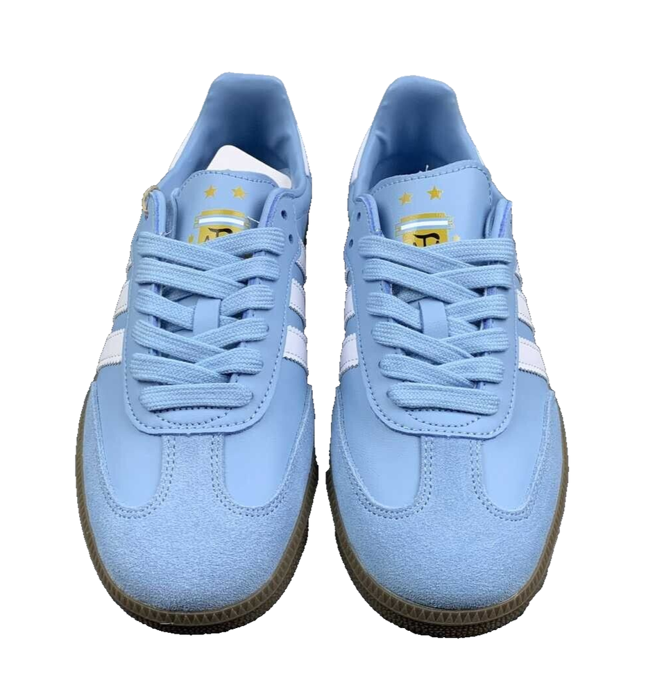 adidas Samba Sneakers Argentina Soccer Logo Retro OG Originals Trainers Men 9US