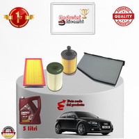 Inspektionskit Filter + ÖL Audi A3 II 1.9 Tdi 77KW 105CV Von 2006-> 2009