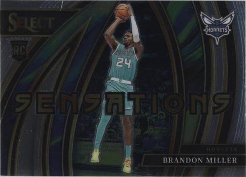 2023 Panini Select Brandon Miller Courtside White Sparkle 2023 Panini Select Brandon Miller Courtside White Sparkle