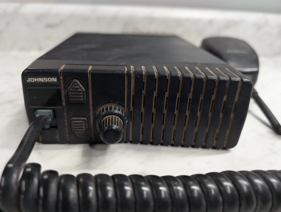 Radio Challenger bidireccional Johnson EF de colección UHF con micrófono ATH90F2427172 Foto 3 de 4