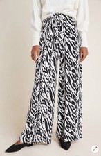 NWT Diane von Furstenberg Jeanette Silk Trousers Size 2 Z184-24