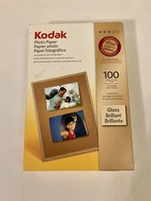 Kodak 4x6 Gloss Photo Paper 100 Sheet Pack Open Box Never Used