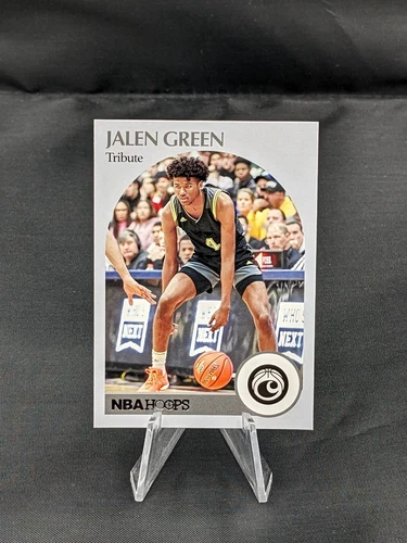 2021-22 Panini Chronicles Draft Picks Jalen Green RC NBA Hoops Tribute #54 QTY