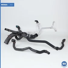 10-13 Jaguar XJL X351 5.0L Engine Coolant Thermostat w/ Radiator Hose Set OEM