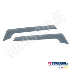 Coppia deflettori antiturbo superiori finestrino Iveco S-Way T-Way X-Way in acri