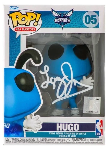Larry Johnson Signed Hornets #05 Hugo Funko Pop! Vinyl Figure