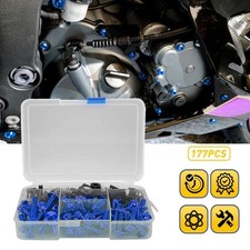 Blue Fit For Yamaha Motorcycle M6 M5 Complete Fairing Bolts Kit Screws Nut Set