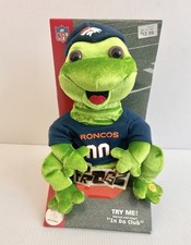 2003 Gemmy Frogz NFL Broncos "In Da Club" Dancing Football Frog NIB Rare