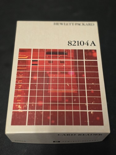 Hewlett Packard HP 82104A Magnetic Card Reader In Box