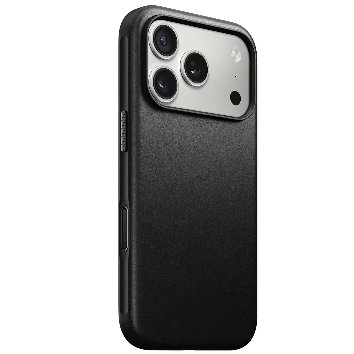 Coque iPhone 17 Pro en cuir premium marron de la marque Nomad