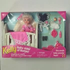 Vintage Barbie Baby Sister "Kelly" New In Unopened Original Box With Crib And...