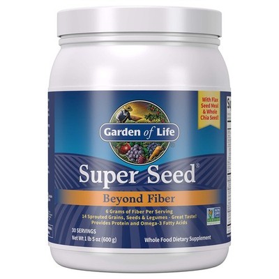 Super Seed Fiber with Probiotics 1.05 lbs Whole Food Source for Gut Health