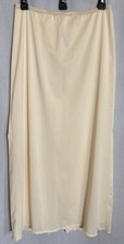 Vintage Olga Long Half Slip Formal Length Womens Large Style 951-L Ivory 60s