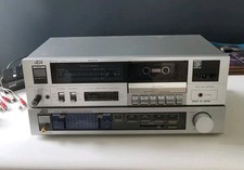JVC A-K11 Integrated Amplifier + KD-V200 Cassette Deck Hi-Fi Separates (Working)