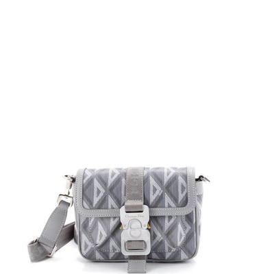Christian Dior Hit the Road Flap Crossbody Bag CD Diamond Coated