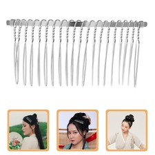 20 pezzi pettini per capelli da donna: pettine per capelli da sposa in metallo 20 denti spille velo da sposa