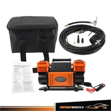 For Truck Tire Double cylinder 60 Heavy Duty Dual Cylinder 12V Portable Inflator