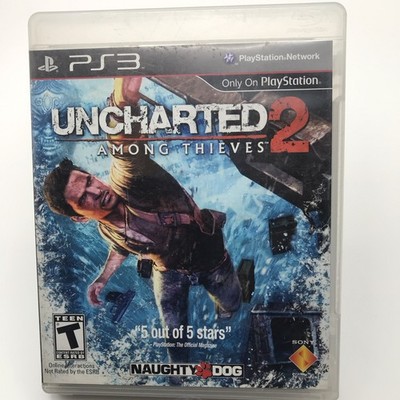 Naughty Dog Uncharted 2 Among Thieves PS3 Action Adventure Manual Multiplayer T 