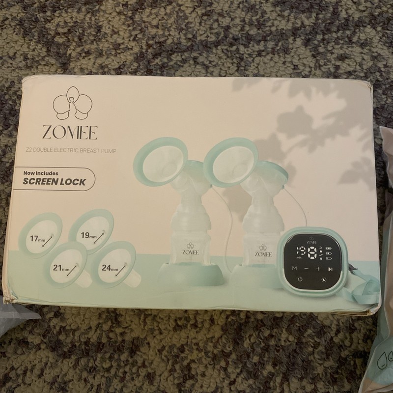 Zomee Z2 Double Electric Breast Pump with Screen Lock (New in Sealed Box/Unused)