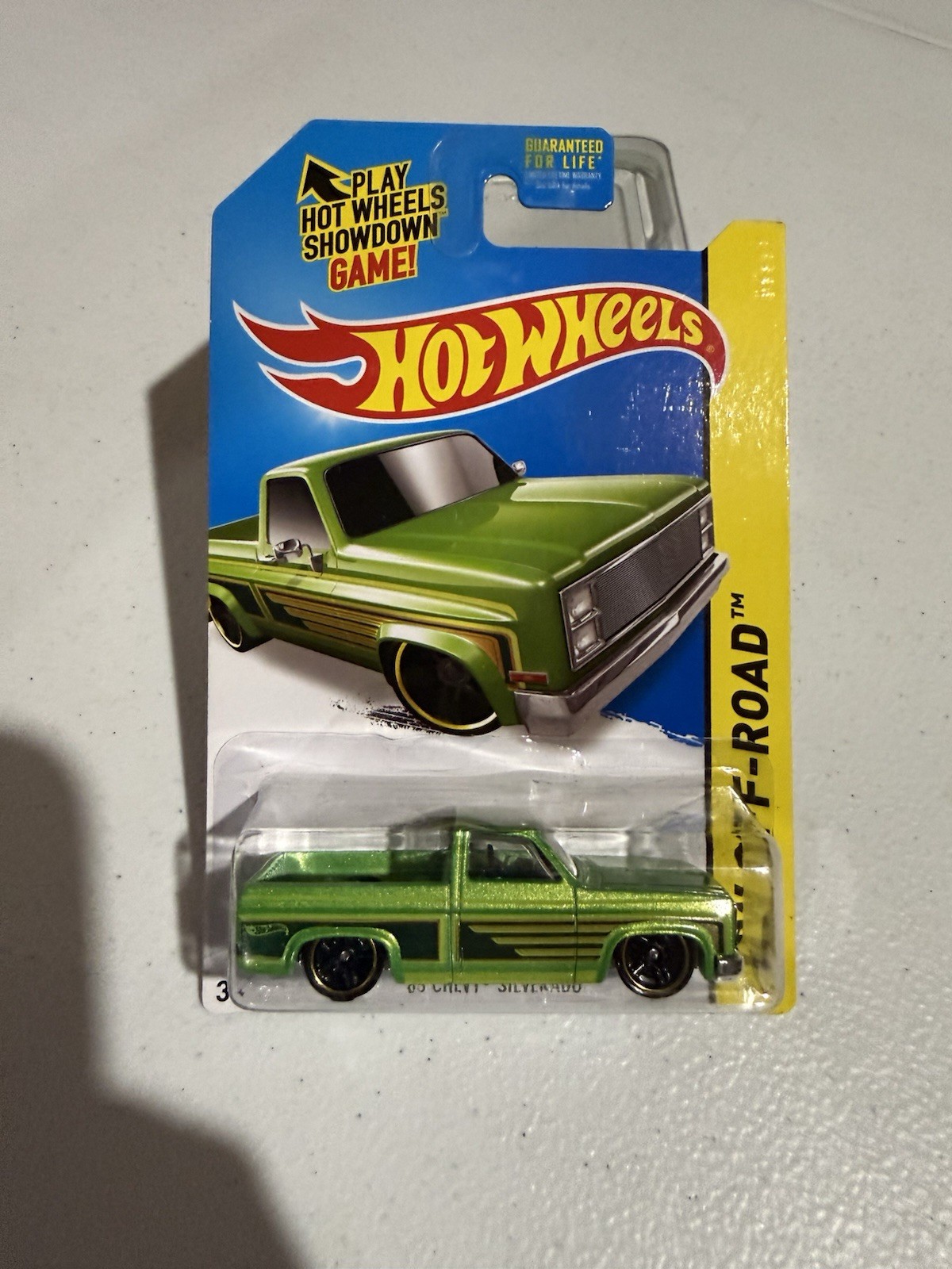 2014 Hot Wheels '83 CHEVY SILVERADO HW OFF-ROAD Green Kmart Exclusive