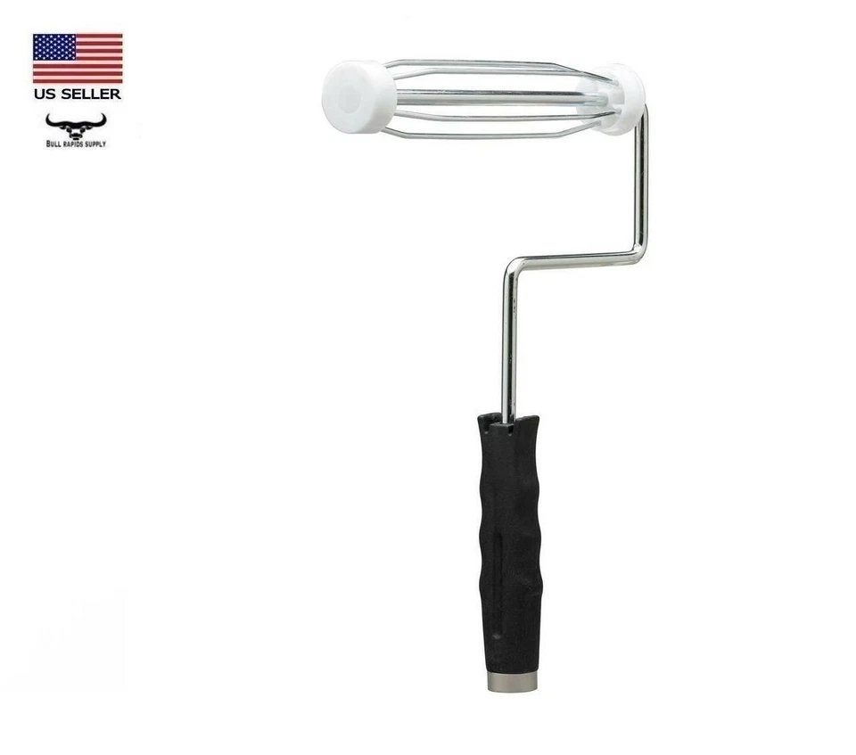 Rubberset 9 英寸重型油漆滚轮框架带模制手柄和螺纹端 — 第 2/2 张图片