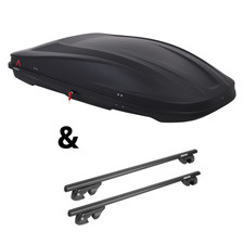 Für Peugeot 406 Break (Kombi) Dachträger Menabo Sherman & Dachbox Spark 520 Neu