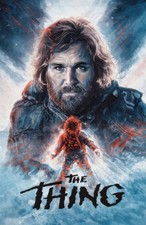 The Thing MacReady Kurt Russell Beard John Carpenter Alien Horror Movie Poster