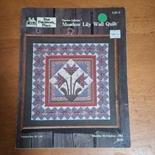 The Patchwork Place LSC-3 Meadow Lily Wall Quilt Signature Collection 28x28 1984
