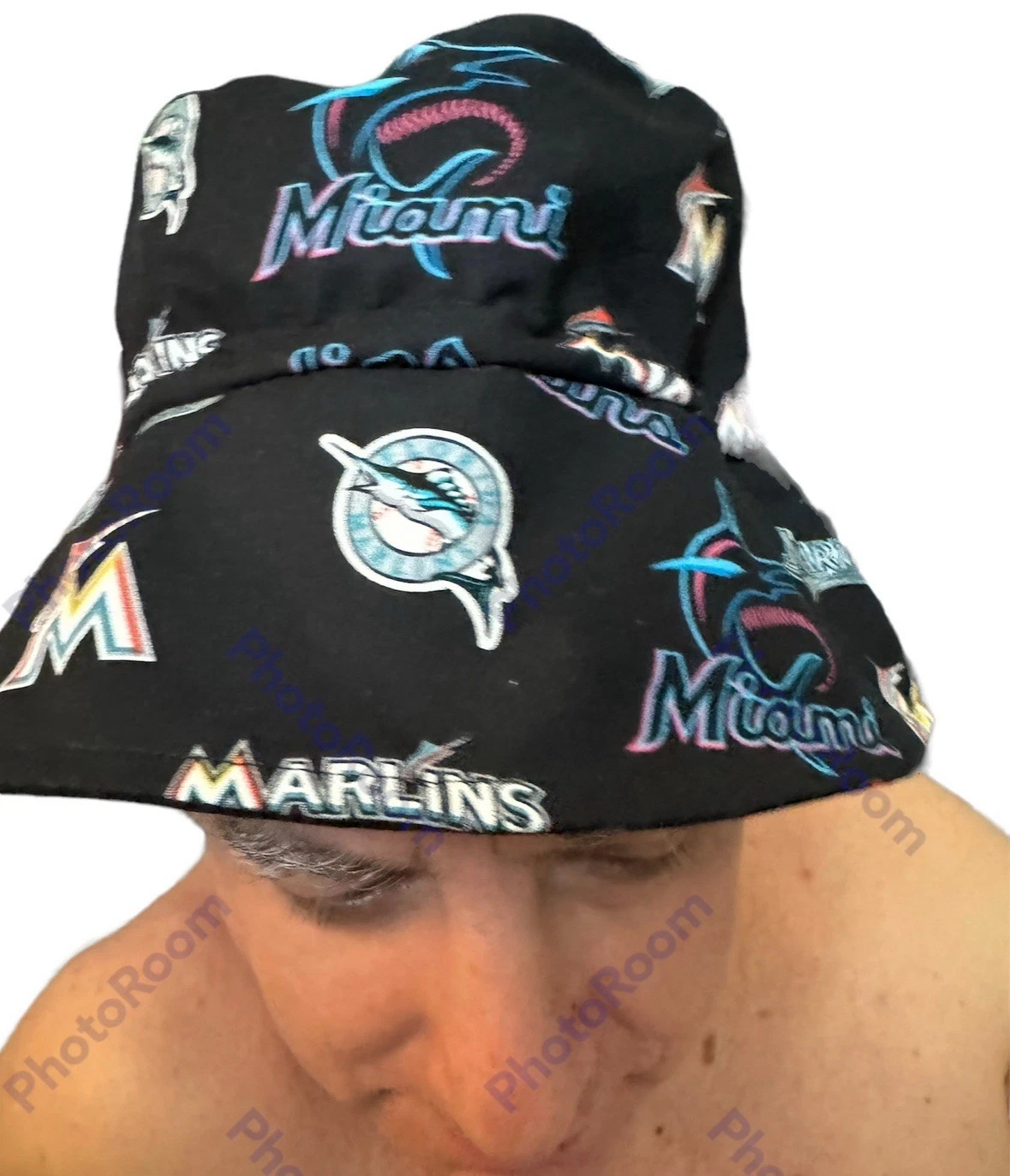 Florida Marlins Bucket Hat With Multi Cotton Adjustable Lined NWT Unisex Gift