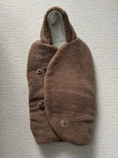 Najell Baby Wrap Overall Teddy Brown Fleece