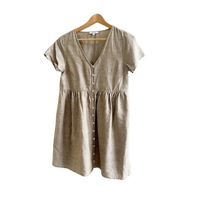 dress pants with linen shirt Long-Sleeve Linen Shirt main image 1