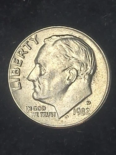 1982 D Roosevelt Dime Circulated