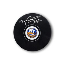 Mike Peca Autographed New York Islanders Hockey Puck