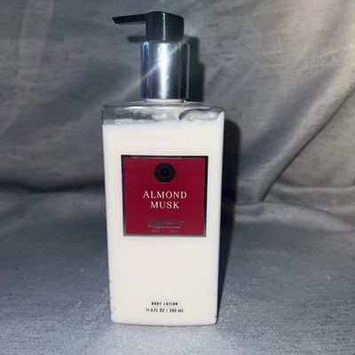 Bath & Body Works C.O. Bigelow Almond Musk Body Lotion 11.6 oz Retired