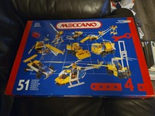 1992 Meccano Set 51 Models to Make. All 4 Manuals In Original Box.Good Condition