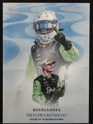 2025 Topps Eccellenza Formula 1 #NNO Nico Hulkenberg Blue 72/99