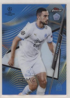 2020 Finest UEFA Champions League Blue Refractor /150 Lucas Perrin Rookie RC 5ya
