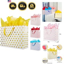15.7" Extra Large Gift Bags for Presents with Tissue Paper for Birthday Party...