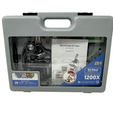 AmScope Kids 52 Piece Microscope Set in Case Complete Ages 8 years Preowned
