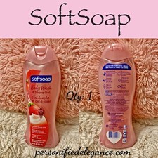 NEW Softsoap Creamy Strawberry Body Wash Shave Gel Full Size 20 fl oz