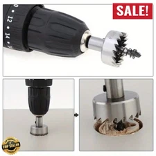 Carbide Tip Hole Saw Set 5PC TCT Cutters For Steel Metal Drilling Convenient