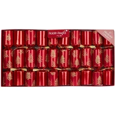 Robin Reed H5 Christmas 10pc 8.5" Themed Crackers - Tree Flakes 42207.NOV