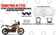 Fit For KTM ADV "250/390, ADV 390 X 2025 Radiator Grill Combo Pack of 5 Items"